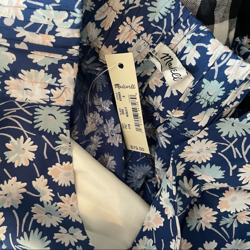 NWT Madewell Houston Floral wide leg crop pant - Picture 6 of 6